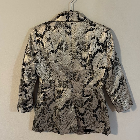Bebe Shiny Snakeskin Blazer - Picture 4 of 4